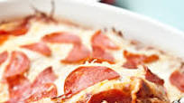 Pepperoni Pizza Spaghetti Casserole Pepperoni Pizza Spaghetti Casserole