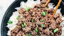 Korean Ground Beef and Rice Bowls Korean Ground Beef and Rice Bowls