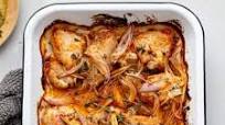 Baked Dijon Chicken Thighs with Shallots Baked Dijon Chicken Thighs with Shallots