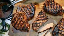 Grilled Pork Chops with a Honey Garlic Glaze Grilled Pork Chops with a Honey Garlic Glaze