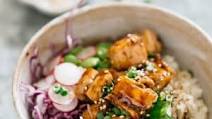 15 minute Teriyaki Salmon Bowl 15 minute Teriyaki Salmon Bowl