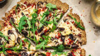 Crispy Cauliflower Vegan Pizza Crust Crispy Cauliflower Vegan Pizza Crust