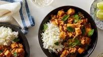 Paneer & Lentil Masala with Spinach & Lime Rice Paneer & Lentil Masala with Spinach & Lime Rice