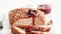 Pork belly with cherry BBQ sauce recipe Pork belly with cherry BBQ sauce recipe
