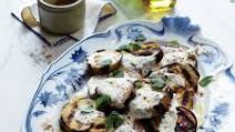 Grilled Eggplant with Moroccan Spices (Aubergines à la Marocaine) Grilled Eggplant with Moroccan Spices (Aubergines à la Marocaine)