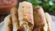Crispy Bean and Cheese Burritos Crispy Bean and Cheese Burritos