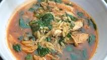 Melissa Clark's Spicy Chicken and Orzo Soup Recipe Melissa Clark's Spicy Chicken and Orzo Soup Recipe