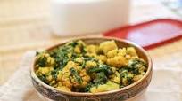 Palak Gobi Sabzi Recipe (Indian Style Cauliflower with Spinach) Palak Gobi Sabzi Recipe (Indian Style Cauliflower with Spinach)