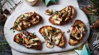 Mushroom crostini Mushroom crostini