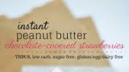 Instant Peanut Butter Chocolate-Covered Strawberries Instant Peanut Butter Chocolate-Covered Strawberries