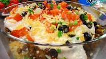 Festival Layered Taco Salad Festival Layered Taco Salad