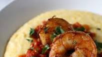 Spicy Shrimp Over Creamy Polenta Spicy Shrimp Over Creamy Polenta