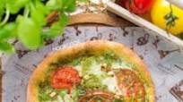 Heirloom Tomato Focaccia Pizza Recipe Heirloom Tomato Focaccia Pizza Recipe
