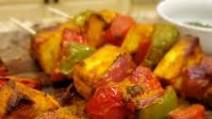 Paneer Tikka Skewers Paneer Tikka Skewers