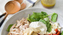 Greek Chicken Salad Bowl Greek Chicken Salad Bowl