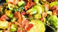 Air fryer Brussel sprouts with bacon recipe Air fryer Brussel sprouts with bacon recipe