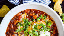 10+ Easy Crockpot Chili Recipes: 3-Bean Vegetarian Chili 10+ Easy Crockpot Chili Recipes: 3-Bean Vegetarian Chili