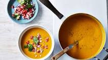 Curry butternut, leek & legume soup Curry butternut, leek & legume soup