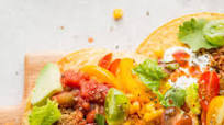 Vegetarian Quinoa Taco Meat Tostadas Vegetarian Quinoa Taco Meat Tostadas
