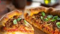 Deep-Dish Sausage Pizza Deep-Dish Sausage Pizza