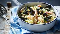 Seafood linguine Seafood linguine