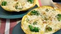 Chicken and Broccoli Twice-Baked Spaghetti Squash Chicken and Broccoli Twice-Baked Spaghetti Squash