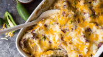 Smoked Brisket Shepherd's Pie with Jalapeno Cheddar Mashed Potatoes Smoked Brisket Shepherd's Pie with Jalapeno Cheddar Mashed Potatoes