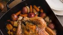 Roasted Chicken with Root Vegetables Roasted Chicken with Root Vegetables