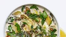 Rustic Leek and Potato Soup With Fried Herb Gremolata Rustic Leek and Potato Soup With Fried Herb Gremolata