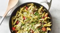 Pesto Pasta with Chicken and Tomatoes Pesto Pasta with Chicken and Tomatoes