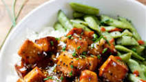 Vegan Chili Garlic Sesame Air Fried Tofu Vegan Chili Garlic Sesame Air Fried Tofu