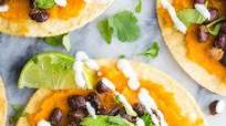 Sweet Potato & Black Bean Tostada Sweet Potato & Black Bean Tostada