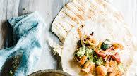 Grilled Shrimp Fajita Wraps Grilled Shrimp Fajita Wraps