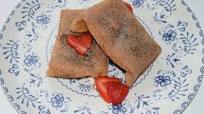 Chimichangas dulces de fresas y nata Chimichangas dulces de fresas y nata