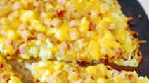 Breakfast Pizza with Hash Brown Crust Breakfast Pizza with Hash Brown Crust