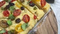 Olive & Cherry Tomato Focaccia Olive & Cherry Tomato Focaccia