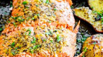 Baked Lemon Pepper Salmon Baked Lemon Pepper Salmon