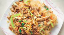 Taiwanese Pan-Fried Rice Noodles With Pork And Vegetables Recipe Taiwanese Pan-Fried Rice Noodles With Pork And Vegetables Recipe