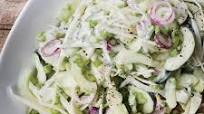 Cucumber-Fennel Salad with Herbed Goat Yogurt Cucumber-Fennel Salad with Herbed Goat Yogurt