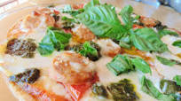 Margherita Pizza with Sausage and Pesto Margherita Pizza with Sausage and Pesto