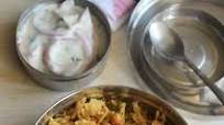 Kids Lunch Box Menu 50 - Veg Biryani, Onion Raita Kids Lunch Box Menu 50 - Veg Biryani, Onion Raita