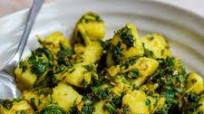 Fresh Spinach Saag Aloo Fresh Spinach Saag Aloo
