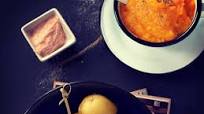 Festive Potato Dippers with Pumpkin Hummus Festive Potato Dippers with Pumpkin Hummus