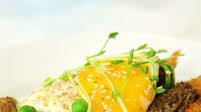 Crispy Soft-Shell Crabs with Pistou and Soft Fried Eggs Crispy Soft-Shell Crabs with Pistou and Soft Fried Eggs