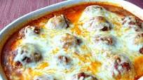 Baked Zoodles and Meatballs Baked Zoodles and Meatballs