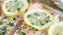 Lemon Garlic Baked Salmon in Foil Lemon Garlic Baked Salmon in Foil
