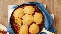 Cornbread Topped Cast-Iron Skillet Chili Cornbread Topped Cast-Iron Skillet Chili