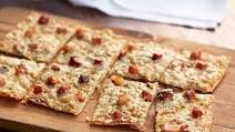 Crispy Bacon-Flatbread Pizza Recipe Crispy Bacon-Flatbread Pizza Recipe