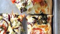 Roasted Vegetable Alfredo Pizza Roasted Vegetable Alfredo Pizza