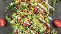 Loaded Skinny Taco Flatbread Pizza Loaded Skinny Taco Flatbread Pizza